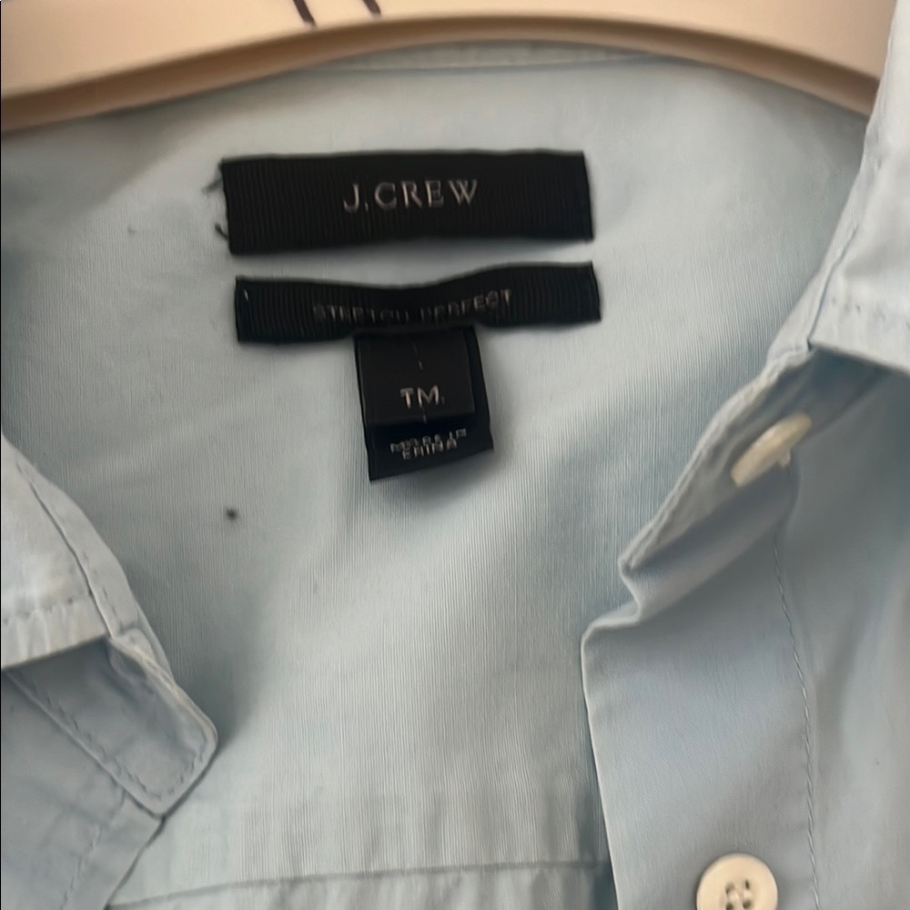 J. Crew Blue Casual Button Down Shirt